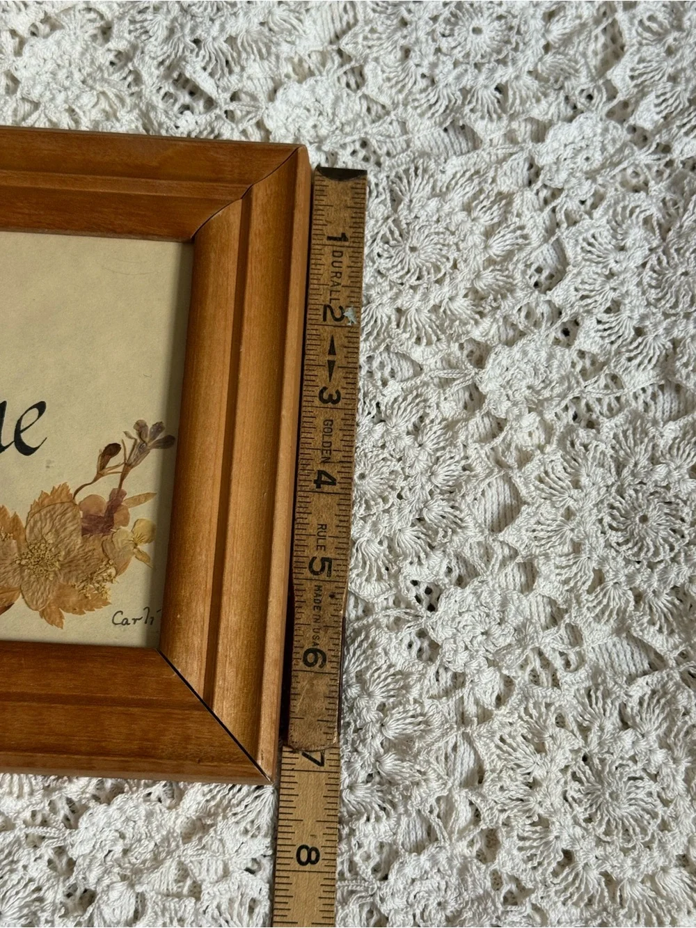 Vintage Welcome Wall Art in Brown and Cream